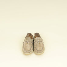 Loro Piana Sandstone Summer Walk Charm Loafer 37.5