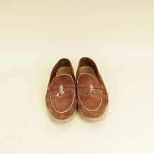 Loro Piana Saddle Brown Summer Charms Walk Loafer 37.5