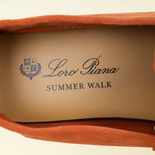 Loro Piana Dusty Orange Summer Walk Charm Loafer w/ My Charm 37.5