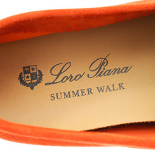 Loro Piana Rust Red Summer Charms Walk Loafer 37