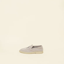 Loro Piana Pearl Powder Summer Charms Walk Loafer 37