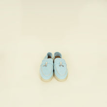 Loro Piana Bicolor Summer Charms Walk Loafer 37