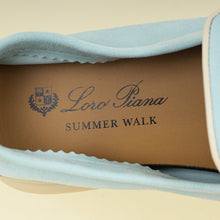 Loro Piana Bicolor Summer Charms Walk Loafer 37