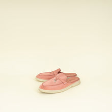 Loro Piana Sorbet Pink Babouche Charms Walk Loafer 38.5