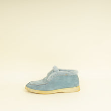 Loro Piana Blue Sapphire Open Walk Ankle Boot 38