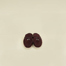 Loro Piana Oxblood Summer Charms Babouche Walk Loafer 39.5