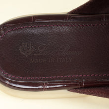 Loro Piana Oxblood Summer Charms Babouche Walk Loafer 39.5