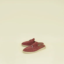 Loro Piana Old Rose Babouche Charms Walk Loafers 40