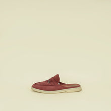 Loro Piana Old Rose Babouche Charms Walk Loafers 40