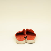 Loro Piana Orange Flamme Babouche Charms Walk Loafer 40