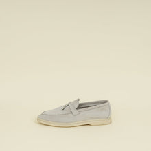 Loro Piana Pearl Powder Summer Charms Walk Loafer 40