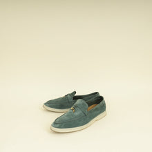 Loro Piana Class Green Summer Charms Walk Loafer 41.5
