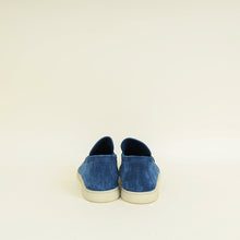 Loro Piana Cobalt Ink Summer Walk Suede Loafer 41.5