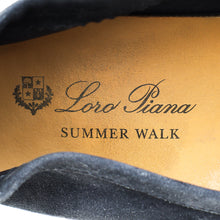 Loro Piana Navy Blue Summer Charms Walk Loafer 42