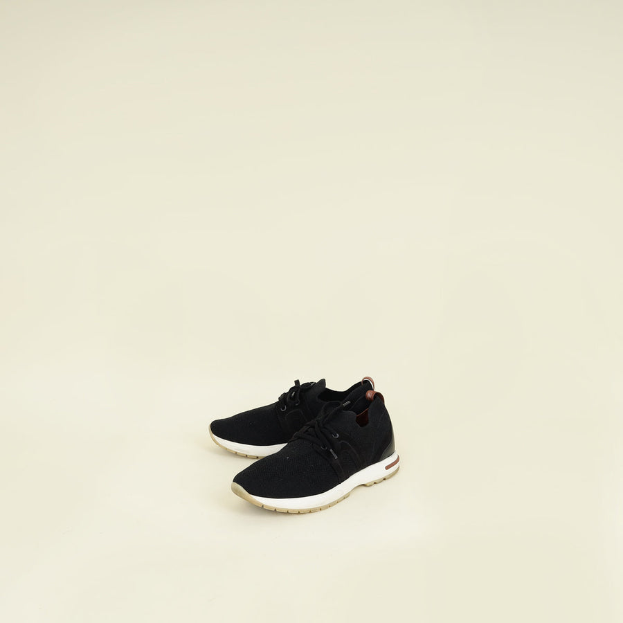 Loro Piana Black 360 LP Flexy Walk Sneakers 37