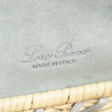 Loro Piana Bicolor Extra Pocket L19 Alligator Wicker Pouch
