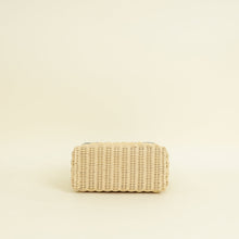 Loro Piana Bicolor Extra Pocket L19 Alligator Wicker Pouch