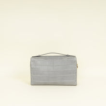 Loro Piana Eucalyptus Gray Extra Pocket L27 Soft Matte Alligator Bag