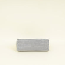 Loro Piana Eucalyptus Gray Extra Pocket L27 Soft Matte Alligator Bag