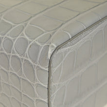 Loro Piana Eucalyptus Gray Extra Pocket L27 Soft Matte Alligator Bag