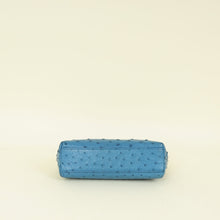 Loro Piana Blue Ostrich L19 Extra Pocket Pouch