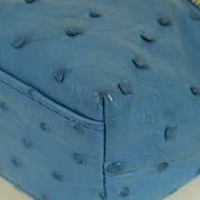 Loro Piana Blue Ostrich L19 Extra Pocket Pouch