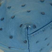 Loro Piana Blue Ostrich L19 Extra Pocket Pouch