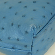 Loro Piana Blue Ostrich L19 Extra Pocket Pouch