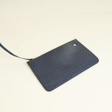 Loro Piana Navy Blue Ostrich Handle Bag