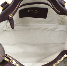 Loro Piana Dark Violet Bellevue Odessa Tote Bag