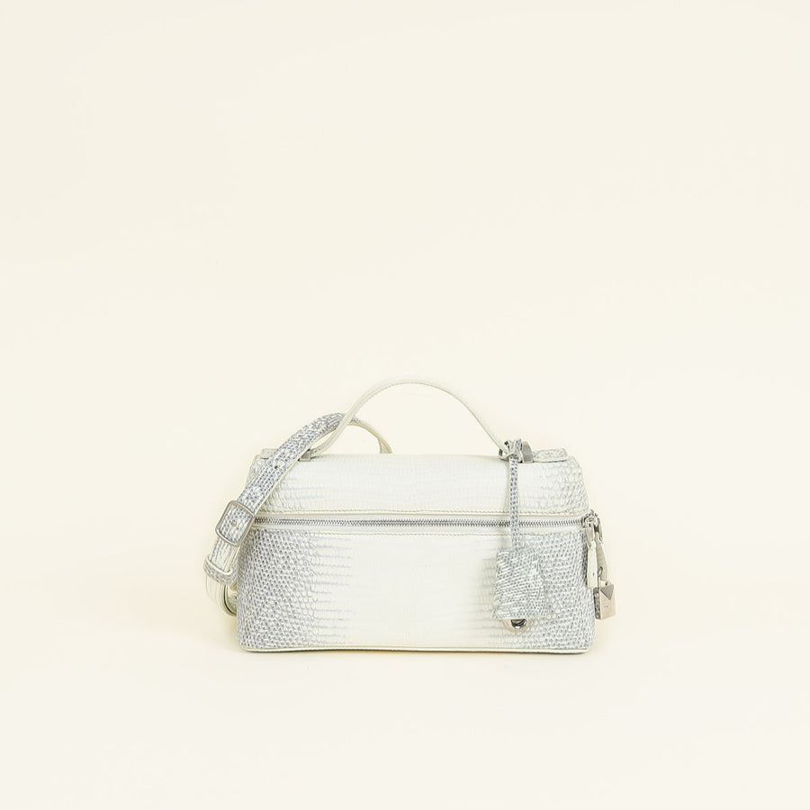 Loro Piana Bicolor Himalayan Lizard Extra Bag L23