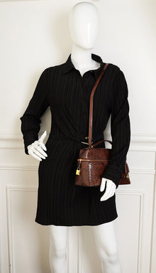Loro Piana Sacher Glossy Python Extra L27 Bag