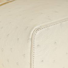 Loro Piana Whisper White Ostrich Extra L27 Bag