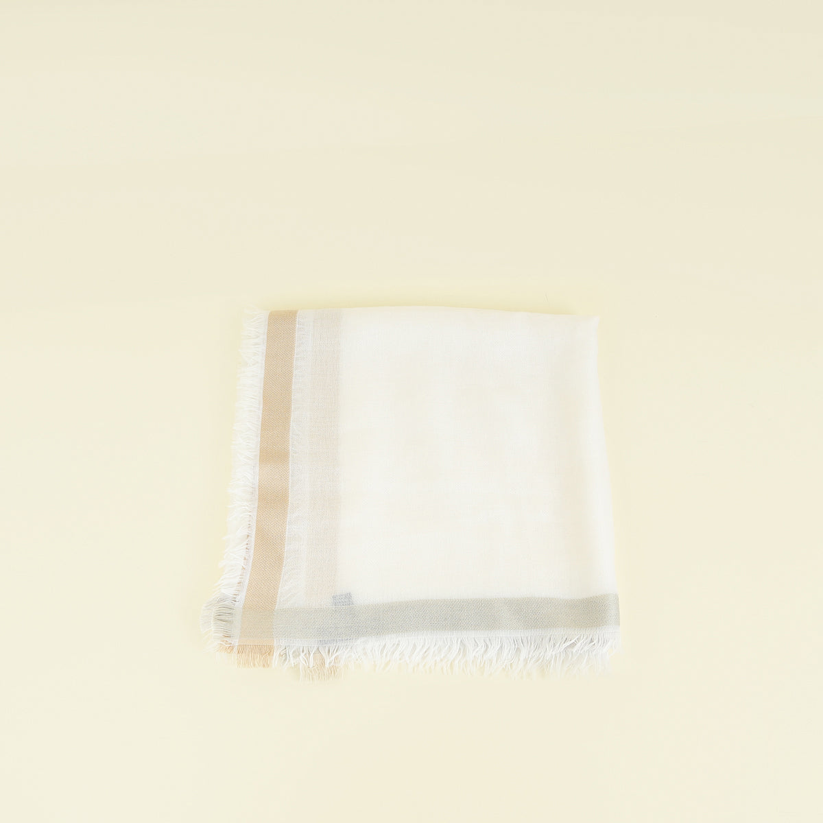 Loro Piana Bicolor Quadrata Rainbow Scarf