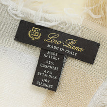 Loro Piana Bicolor Quadrata Rainbow Scarf