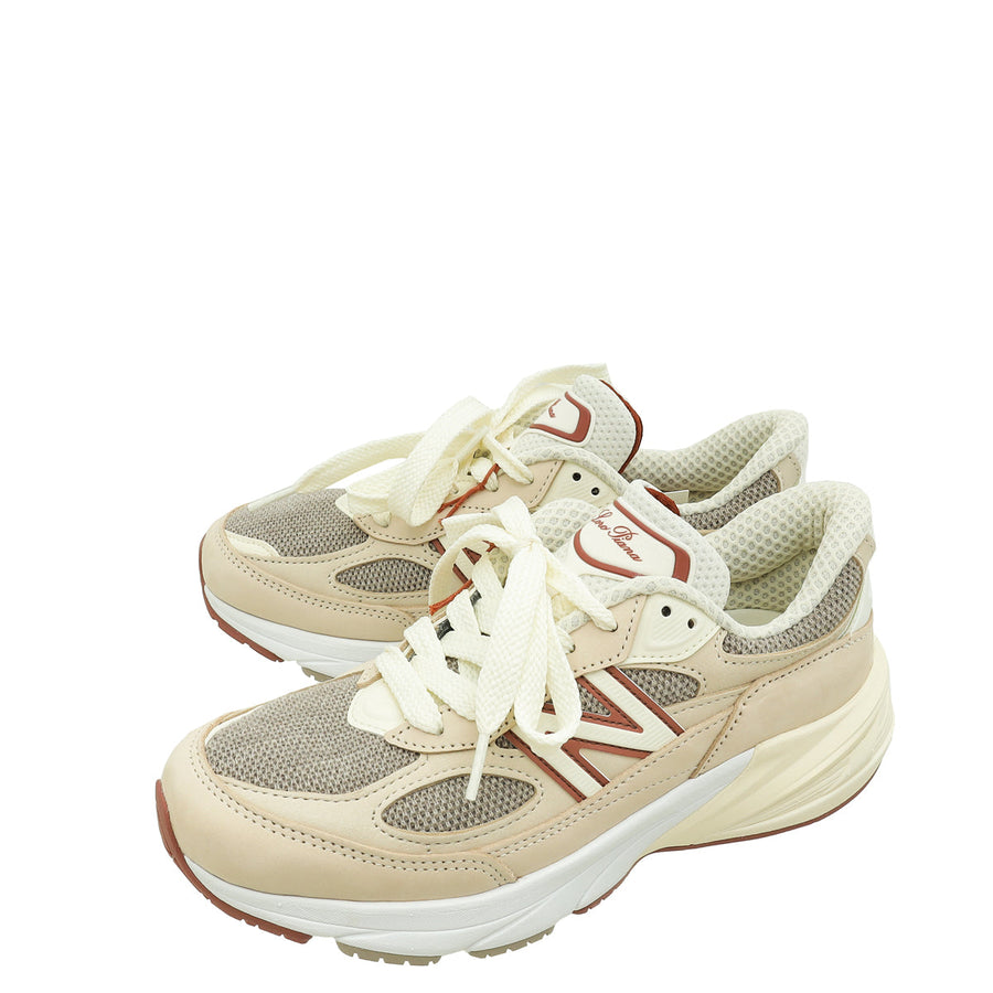 Loro Piana x New Balance Raw Cashew 990v6 Sneakers 37