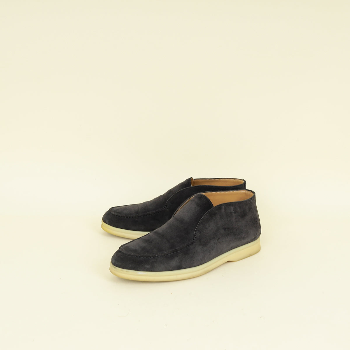 Loro Piana Black Open Walk Ankle Boot 36.5
