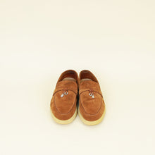 Loro Piana Saddle Brown Summer Charm Walk Loafer 37.5