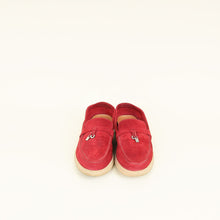 Loro Piana Bright Amaranth Summer Charms Walk Loafers 37