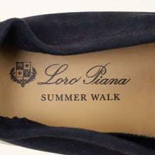 Loro Piana Argo Blue Melange Summer Charms Walk Loafer 37