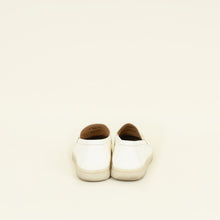 Loro Piana White Summer Charms Walk Loafers 37.5
