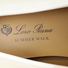 Loro Piana White Summer Charms Walk Loafers 37.5