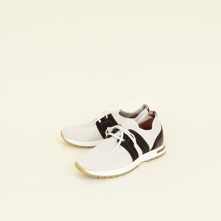 Loro Piana Bicolor 360 Lady Flexy Walk Sneakers 38