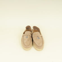 Loro Piana Beige Sandstone Summer Charms Walk Loafer 39.5