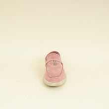 Loro Piana Sorbet Pink Summer Charms Walk Loafer 41.5