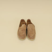 Loro Piana Sand Summer Walk Loafers 45