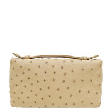 Loro Piana Beige Ostrich L19 Extra Pouch