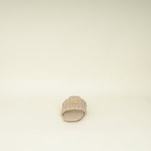 Miu Miu Beige Matelassé Slide Sandals 41