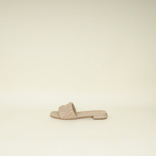 Miu Miu Beige Matelassé Slide Sandals 41
