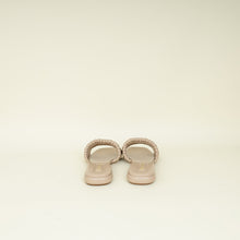 Miu Miu Beige Matelassé Slide Sandals 41